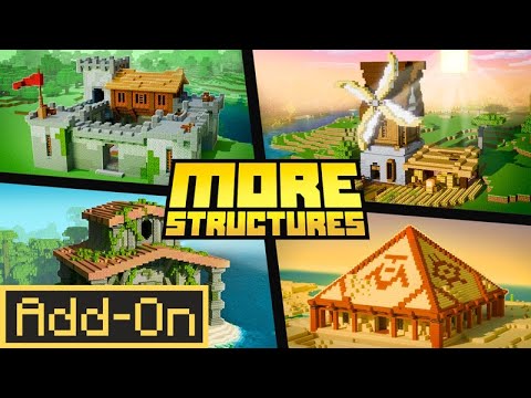 More Structures Add-On | Minecraft Marketplace | Showcase - YouTube