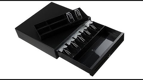 พี่ปิงปองกับน้องบาส   Officeplus ลิ้นชักใส่เงิน ลิ้นชักเก็บเงิน Cash Drawer รุ่น GS-410B (สีดำ)