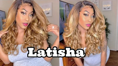 Sensationnel Cloud 9 Swiss Lace Wig 13x6 | Latisha (LDW001) | Flamboyage Blonde | Ft. SamsBeauty.com