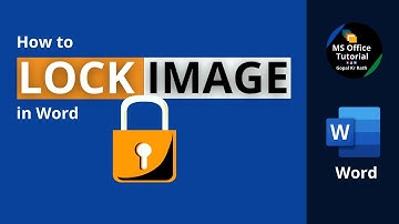 How to lock image in Word
