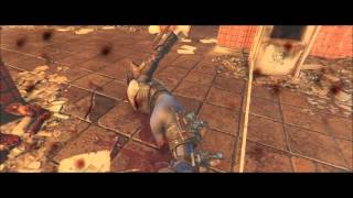 Fallout 4-Legendary Protectron Watcher Fight! Boom!