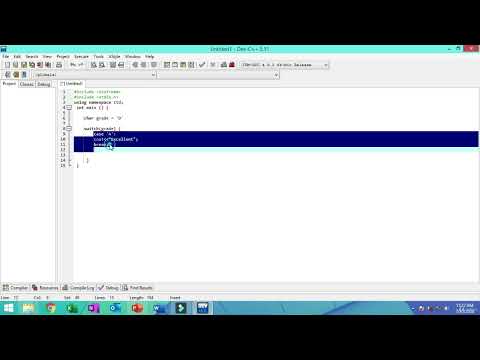 013 Switch Statement