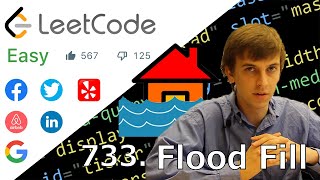 LeetCode 733. Flood Fill (Algorithm Explained) screenshot 5