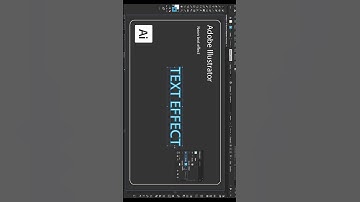 Editable neon text effect | How to create editable neon text effect Adobe Illustrator #shorts