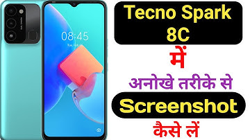 How to take screenshot in Tecno Spark 8C || How to capture screenshot in Tecno Spark 8C ||