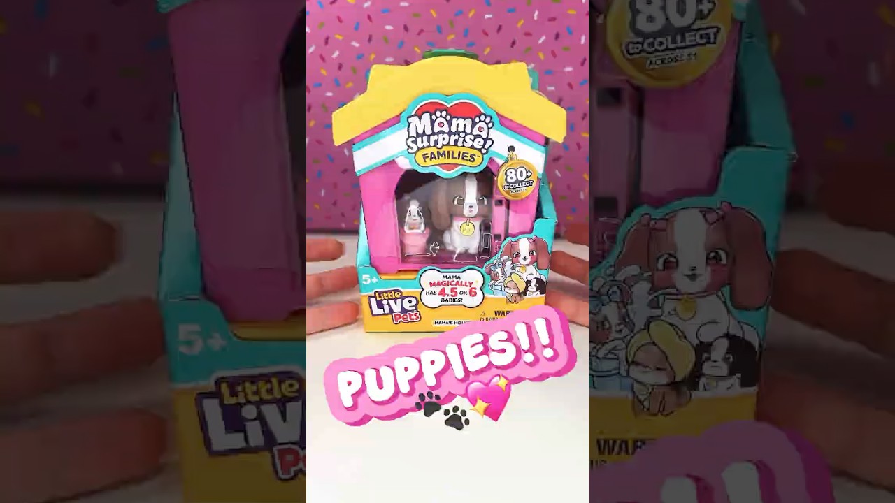 PUPPY SURPRISE!! 🐾💖 Little Live Pets Mama Surprise! Families 