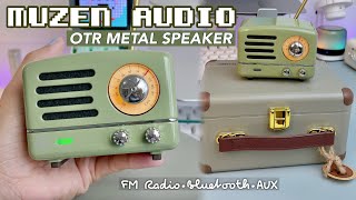Muzen Otr Metal Wireless Portable Fm Radio Bluetooth Speaker Unboxing And Testing ❤︎ Emmy Lou