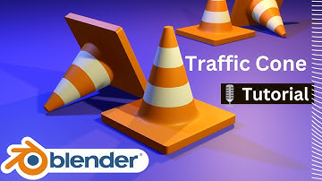 Blender Traffic Cone Tutorial |Blender Beats | #blender3d  #blendertutorial  #youtube