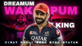 Dreamum Wakeupum X Virat Kohli Cricket 4K Quality Beat Sync Status