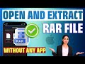 How to Open and Extract RAR File on iPhone | Unzip RAR file on iPhone #ExtractRAR #iPhoneTips
