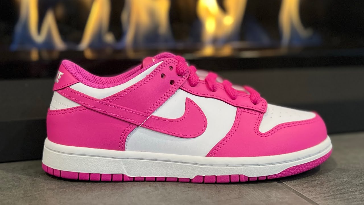 Nike Dunk Low Active Fuchsia Pink Review and Sizing - YouTube