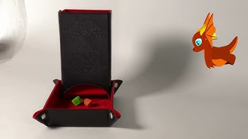 Dice Tray and Dice Tower - DND Dice Tray, Dice Box Storage for Dice and Removable Dice Tower -