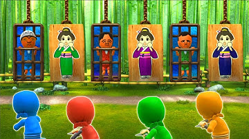 Wii Party U Minigames - Player Vs Jianjun Vs Bo-Jia Vs Yuya (Master Difficulty)