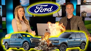 Ford is refusing to fix April's Bronco the correct way (to prevent a FIRE) \u0026 is losing huge on EVs!
