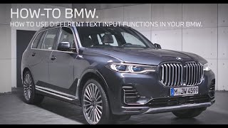 homepage tile video photo for How to Use Different Text Inputs | BMW Genius How-To | BMW USA