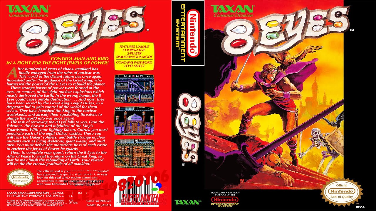 NES: 8 Eyes (rus) (3rd quest) longplay [219] - YouTube