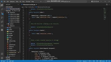 CRUD pada data Mahasiswa mengunakan Laravel