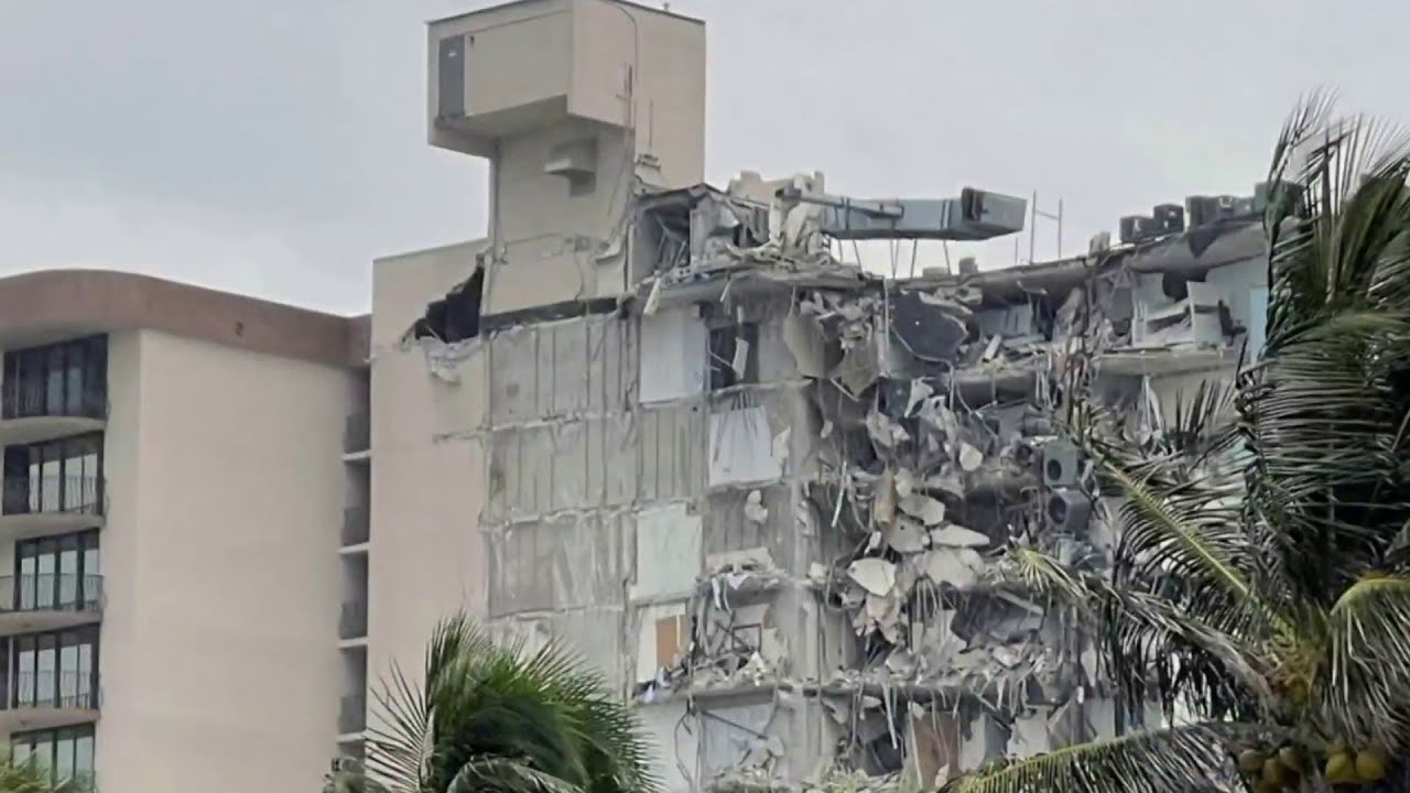 Rescue efforts pause at Florida condo site amid concern of further ...