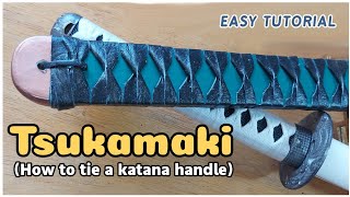 How to Tie a Katana Handle | Tsukamaki Tutorial | Cosplay Tips