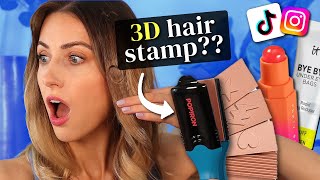 I Bought Every HYPED BEAUTY PRODUCT that TIK TOK & INSTAGRAM MADE ME BUY... what's good vs GARBAGE?