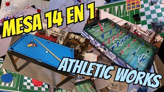 Mesa de juegos 14 en 1 Mesa Multijuegos Athletic Works de Walmart billar Spiderverse confirmado jaja screenshot 4