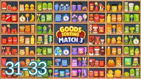 Goods Puzzle Sort Challenge Gameplay Walkthrough Level 31-33