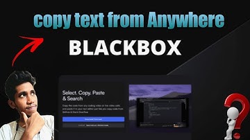 Google Chrome with Blackbox extension for copy text from image and video || #copytextfromimage #copy