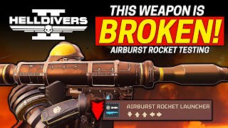 Helldivers 2 Testing the New Airburst Rocket Launcher by Stylosa 57,772 views 2 weeks ago 15 minutes