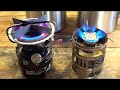Coleman Feather 400b VS. Svea 123 - boil test -