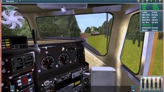 How to Drive a Train in Trainz 12 with Real Life Controls.