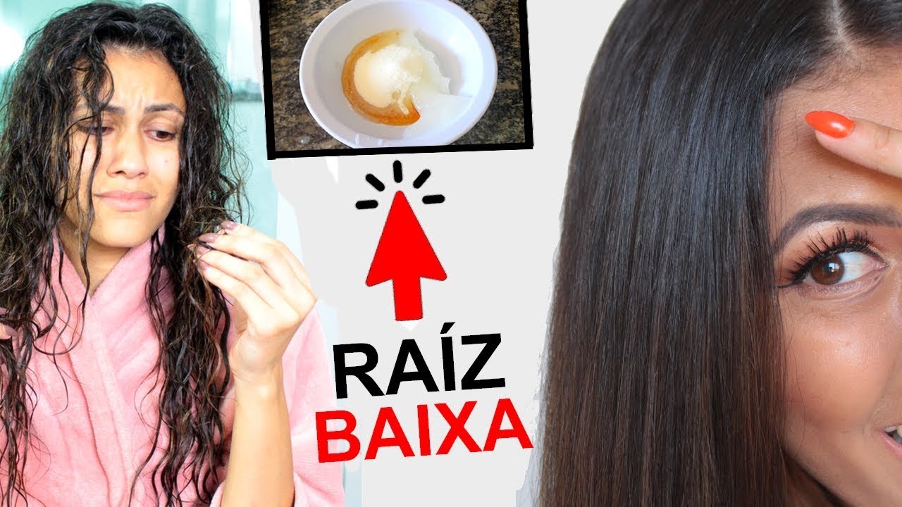 QUÍMICA SAINDO? MEU SEGREDO CASEIRO PARA DEIXAR A RAIZ LISA