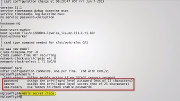 Setting the Enable Password and Setting the Exec Timeout