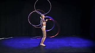 Kate Ryan Circus Beggin Multi Hoop Act