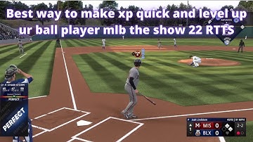 Best way to upgrade your ballplayer MLB the show 22 (way to make xp quick)