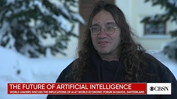 CBS interviews CEO Dr. Ben Goertzel at the World Economic Forum in Davos.