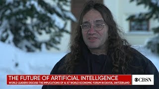CBS interviews CEO Dr. Ben Goertzel at the World Economic Forum in Davos.