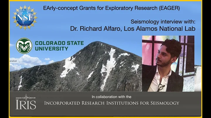 Seismology Interviews: Dr  Richard Alfaro, Los Ala...