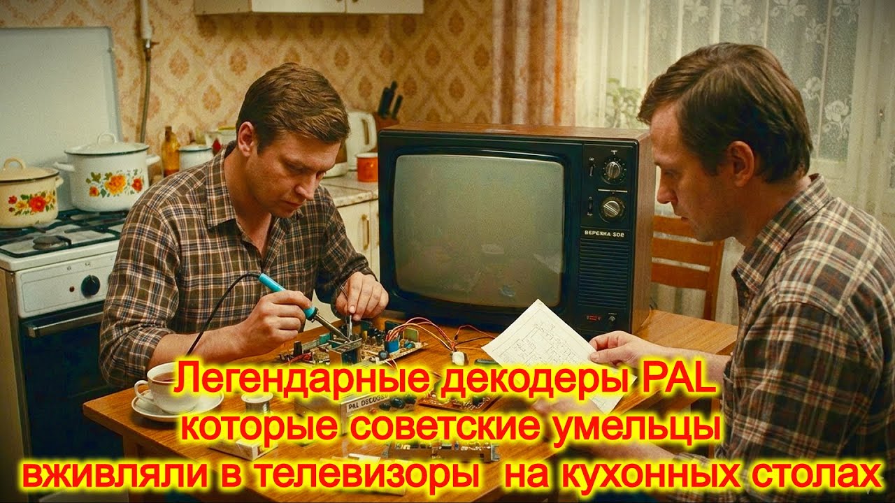 Эпоха «технического ренессанса» как советские мастера вживляли декодеры PAL в наши телевизоры