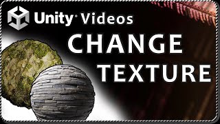 How to CHANGE THE TEXTURE of a MATERIAL AT RUNTIME in Unity