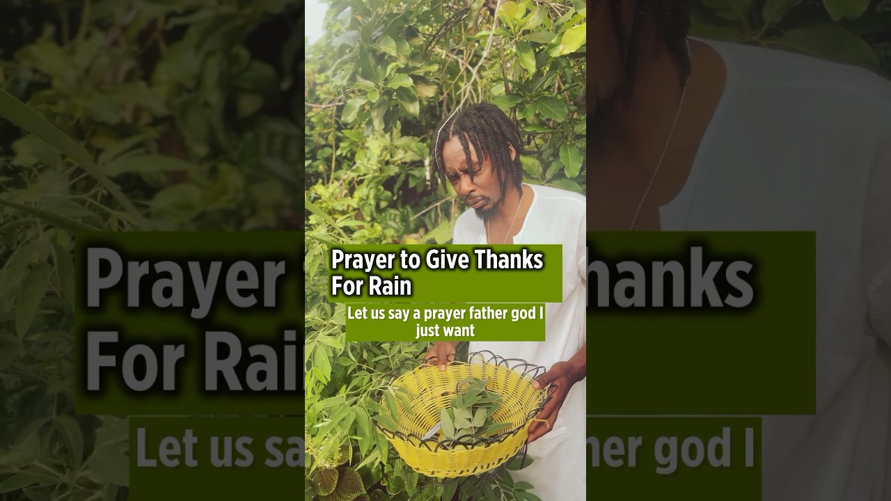 Prayer to give thanks for rain. #prayer #encouragingprayers