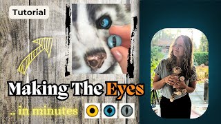 How to Make Hyper Realistic Eyes for Toys 🐾 | Easy Glass Eye Tutorial with UV #viggotoys #arttoy screenshot 4