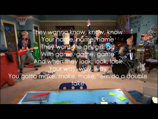 [HD]-Austin & Ally-Double Take-Video Lyrics class=