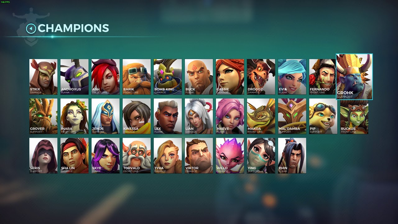 All champions weapon inspect in paladins YouTube