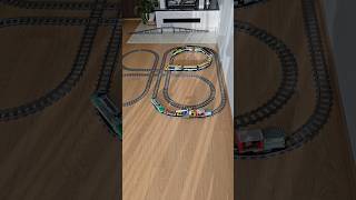 🚂 LEGO train crash – 2 tracks, 6 crossings 💥