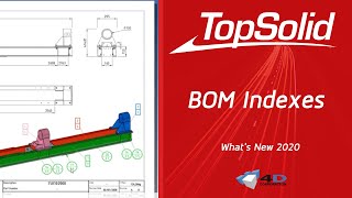 [What's New 2020] BOM Indexes (CAD) by TopSolid