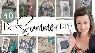 Top 10 SUMMER DIYs | SUMMER DECOR MEGAVIDEO!! | Coastal DIY decor Top 10 SUMMER DIYs | SUMMER DECOR MEGAVIDEO!! | Coastal DIY decor