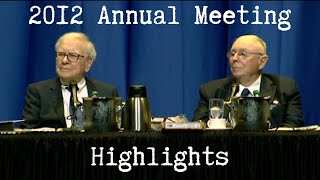 Famous 2012 Berkshire Hathaway Meeting Highlights Net Worth