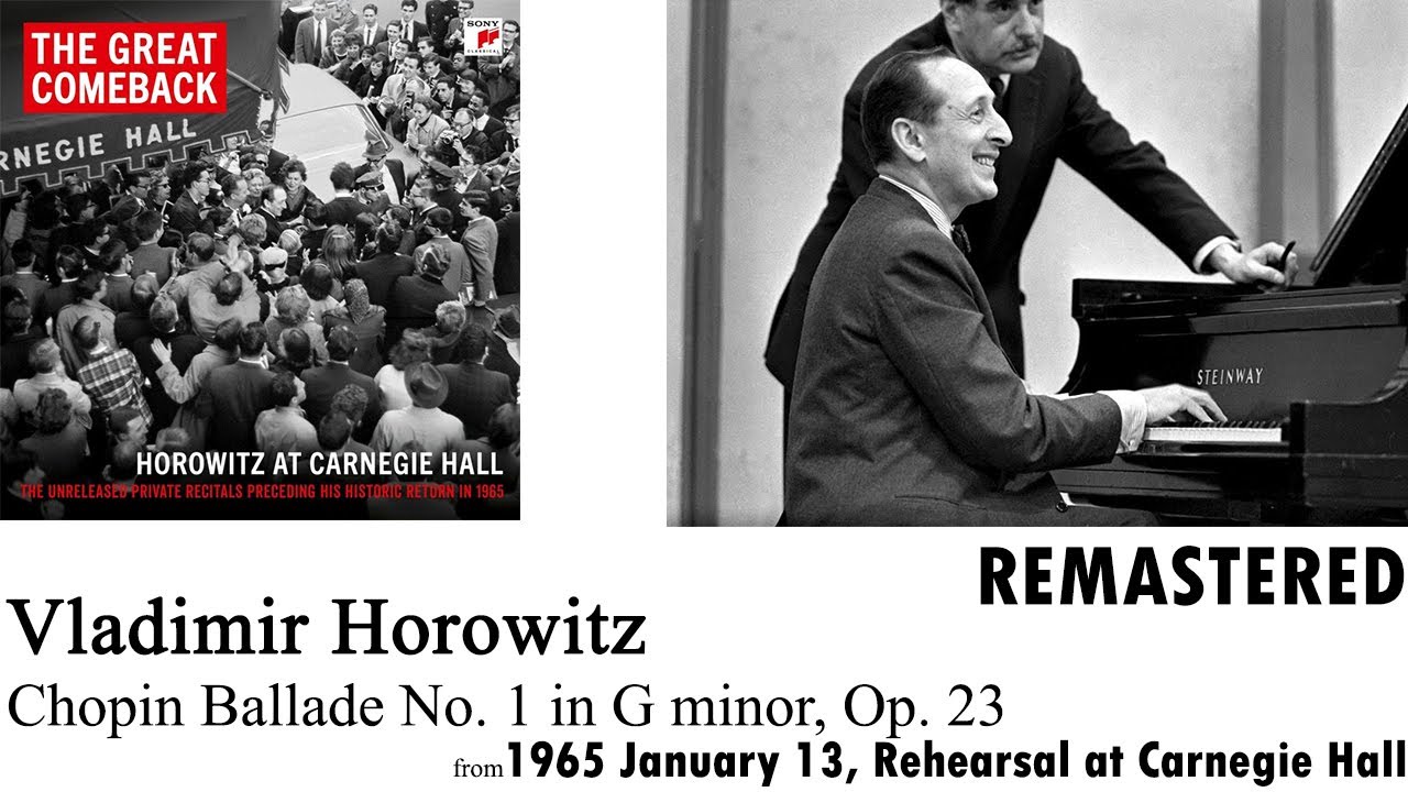 Vladimir Horowitz: Chopin Ballade No. 1 in G minor, Op. 23 at