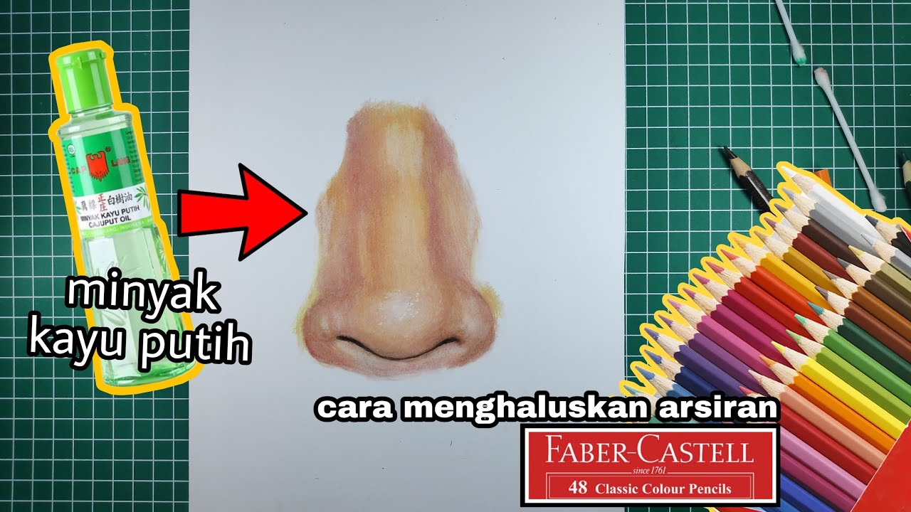 Trik Menghaluskan Arsiran Pensil Warna FABER-CASTELL CLASSIC