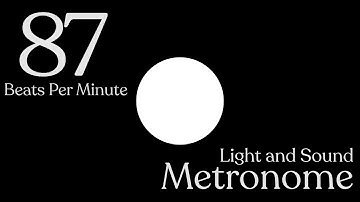Metronome 87 BPM - With Blinking Light